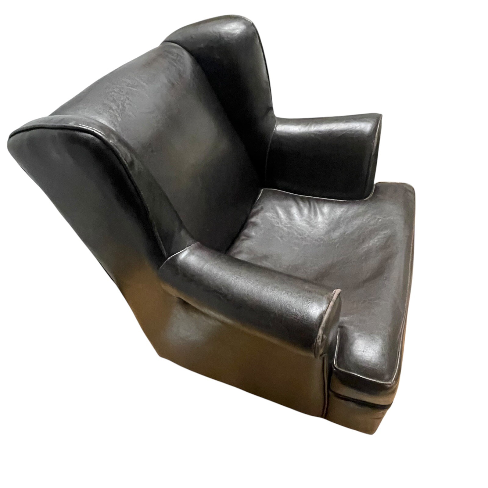 Children’s Dark Brown Faux Leather Arm Chair / Club Chair Ages 3 to 8