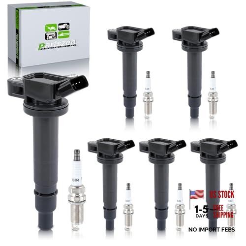 UF495 Ignition Coil 6176 Double-Iridium Spark Plug Pack Fit for Toyota V6 4.0L