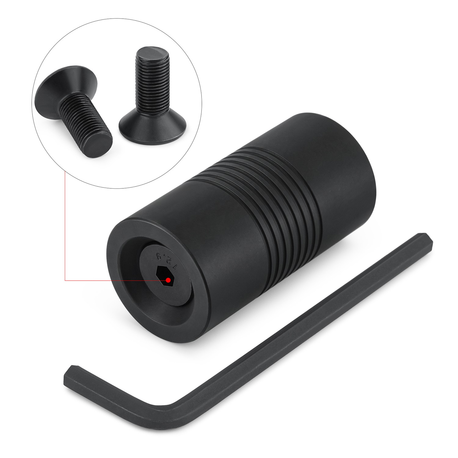 Door Frame Dimpling Tool for Hardened Steel, Double-Sided Design, Flush Fastener