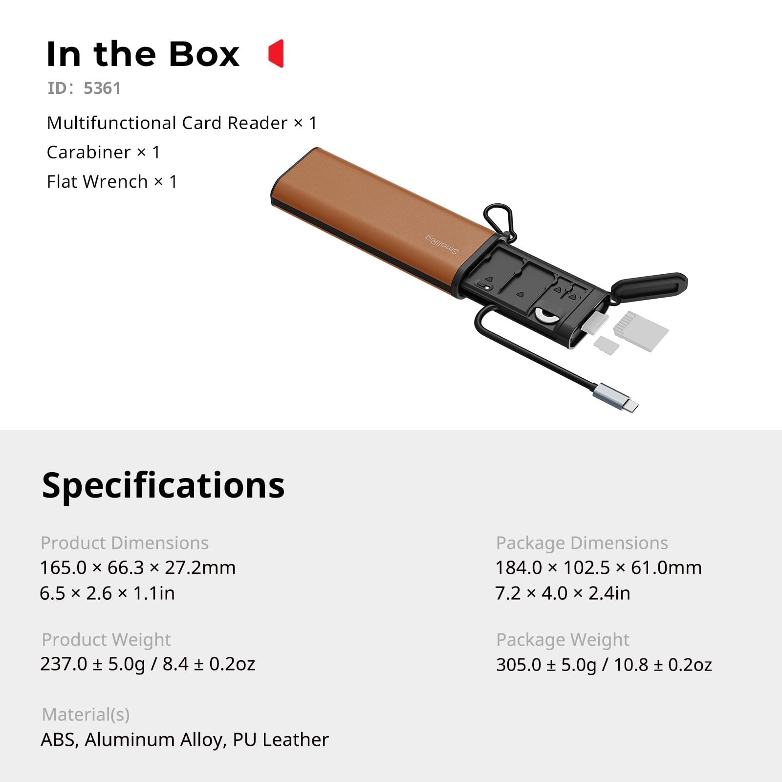 Multifunctional Card Reader & (CFexpress A), with Slot for AirTag, High-Speed...