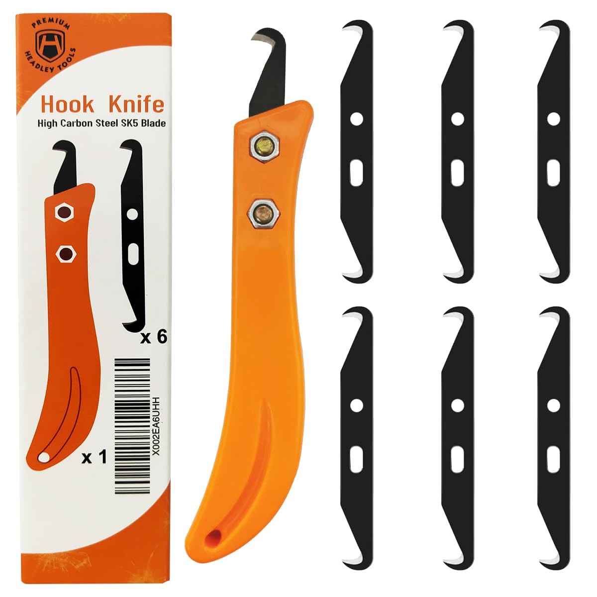 Hook Blade Utility Knife with Blades Golf Grip Removal Tool Hook Knife Utility