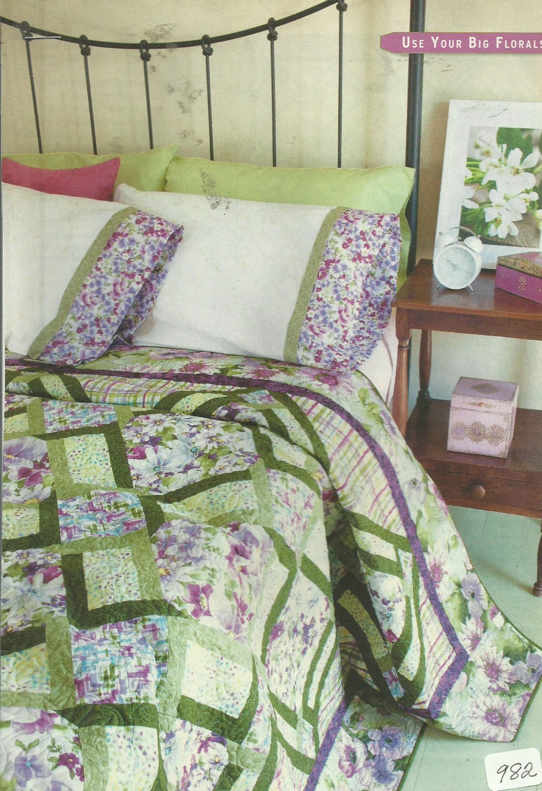 B0498 CHARLESTON ROMANCE  QUILT PATTERN/INSTRUCTIONS