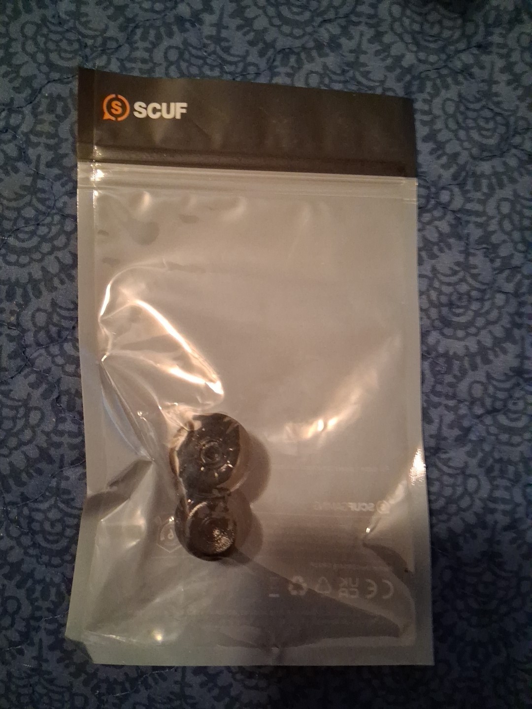 SCUF Envision Interchangeable Thumbsticks 2-Pack Replacement 2 Concave  Black