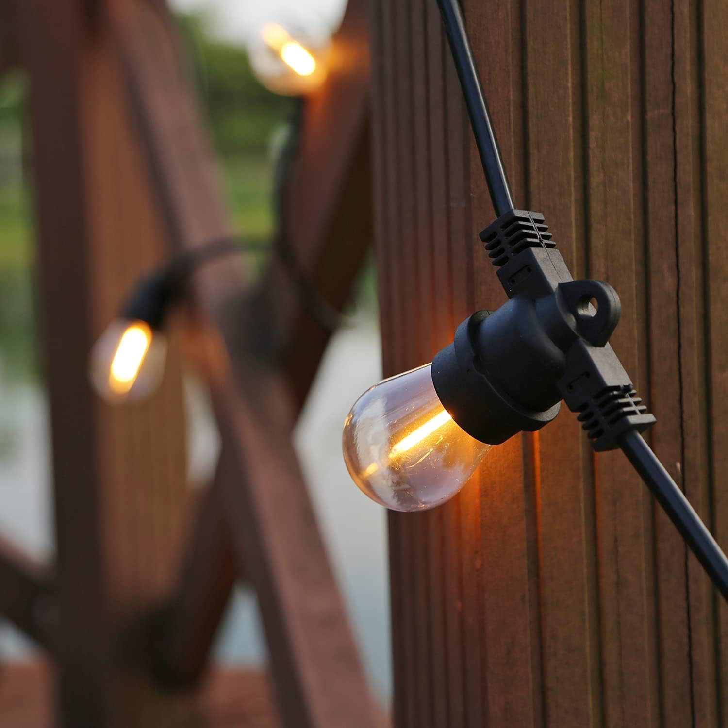 Shatterproof LED String Lights, Waterproof, Warm White 2200K, 70LM, E26 Base - 1