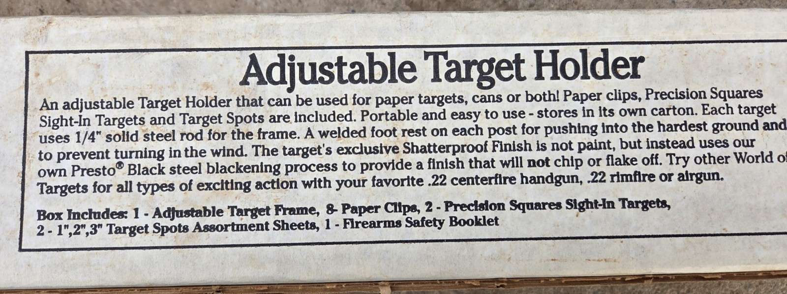 Birchwood Casey Adjustable Steel Target Holder Model ATH-49101
