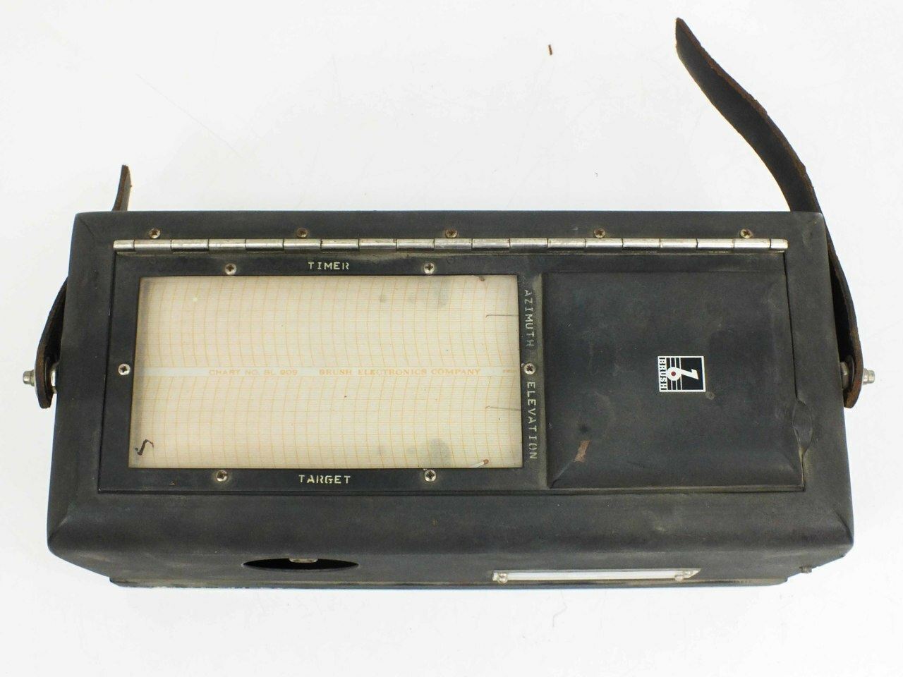 Brush BL-202 2-Channel Magnetic Azimuth Elevation Oscillograph - As Is