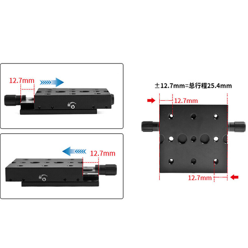 X-axis Linear Stage X Axis Translation Stage Manual Single-axis Sliding Stage