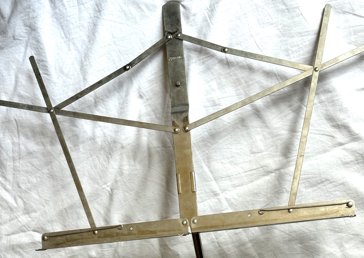 USA Vintage Belmonte Sheet Music Stand Metal Folding Kaman Music Co New in Box