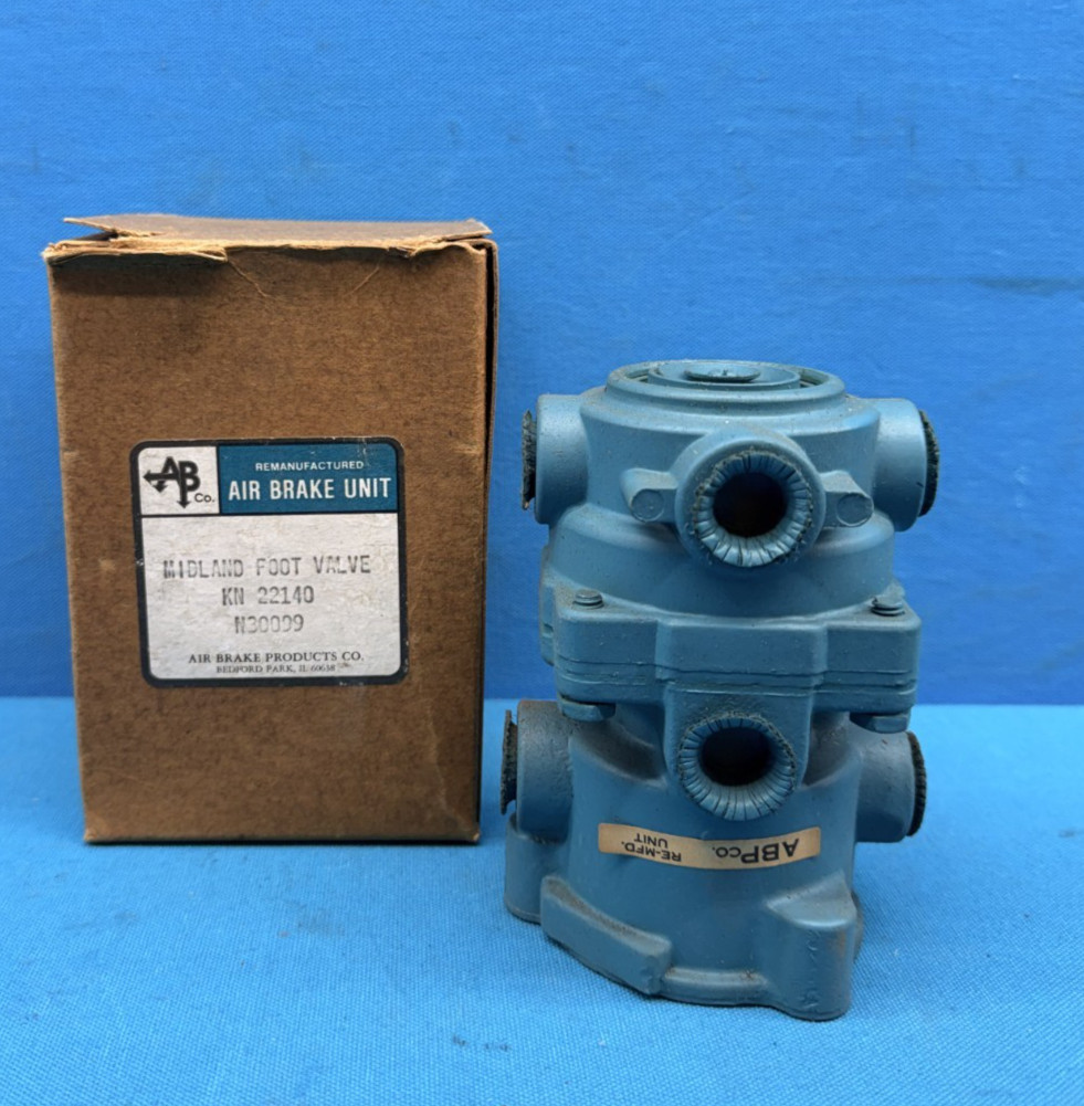 Midland 22140 Foot Valve Remanufactured Air Brake Unit