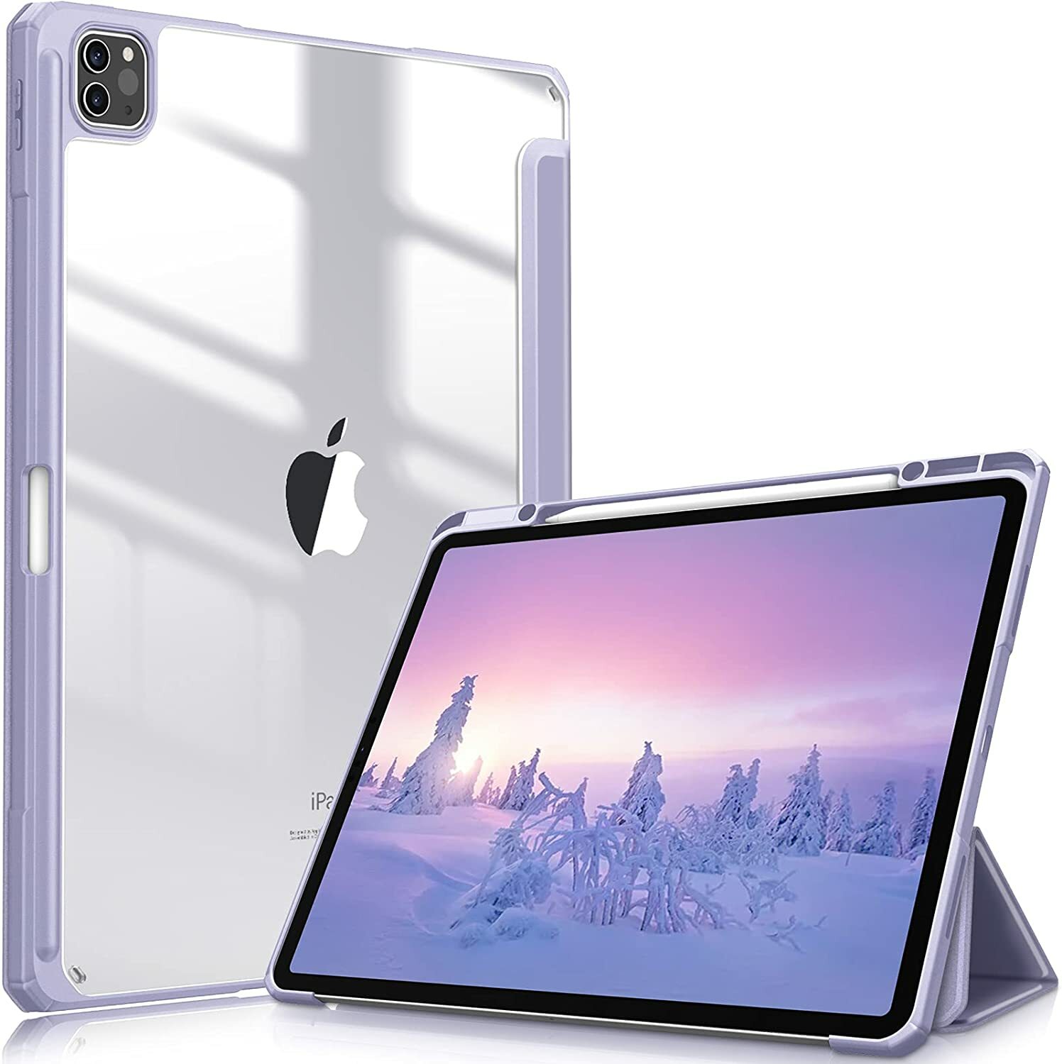 Hybrid Slim Case for iPad Pro 12.9" 6th Gen (2022) Shockproof Cover Back Shell