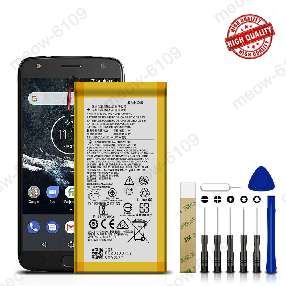 HX40 New Battery for Motorola Moto X4 X 4th Gen XT1900 SNN5995A *Same Day Ship*