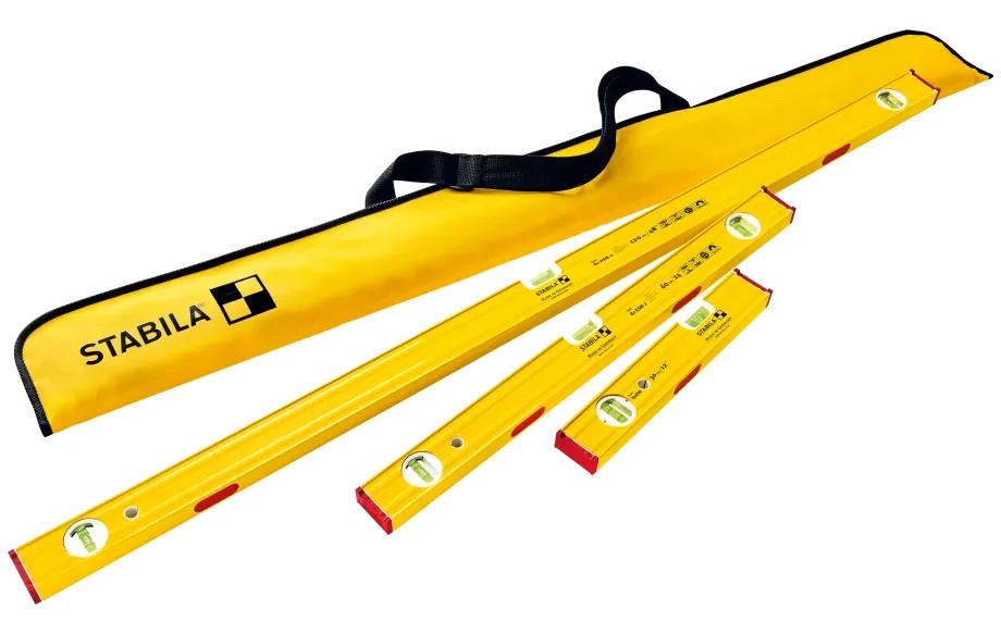Stabila 29940 PRO SET 80 ASM Spirit Levels, 48″/24″/12″+Carrying Case