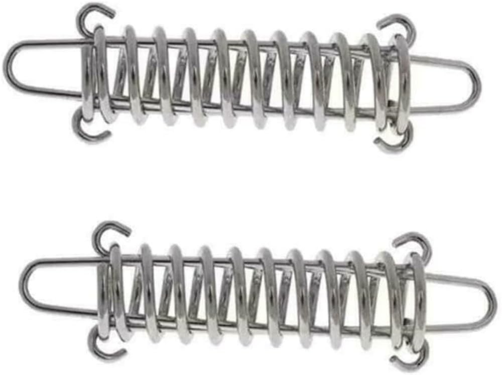 Lrcipru ﻿2PCS Tension Porch Spring Tent Swing Buckle Hook Set Stainless...