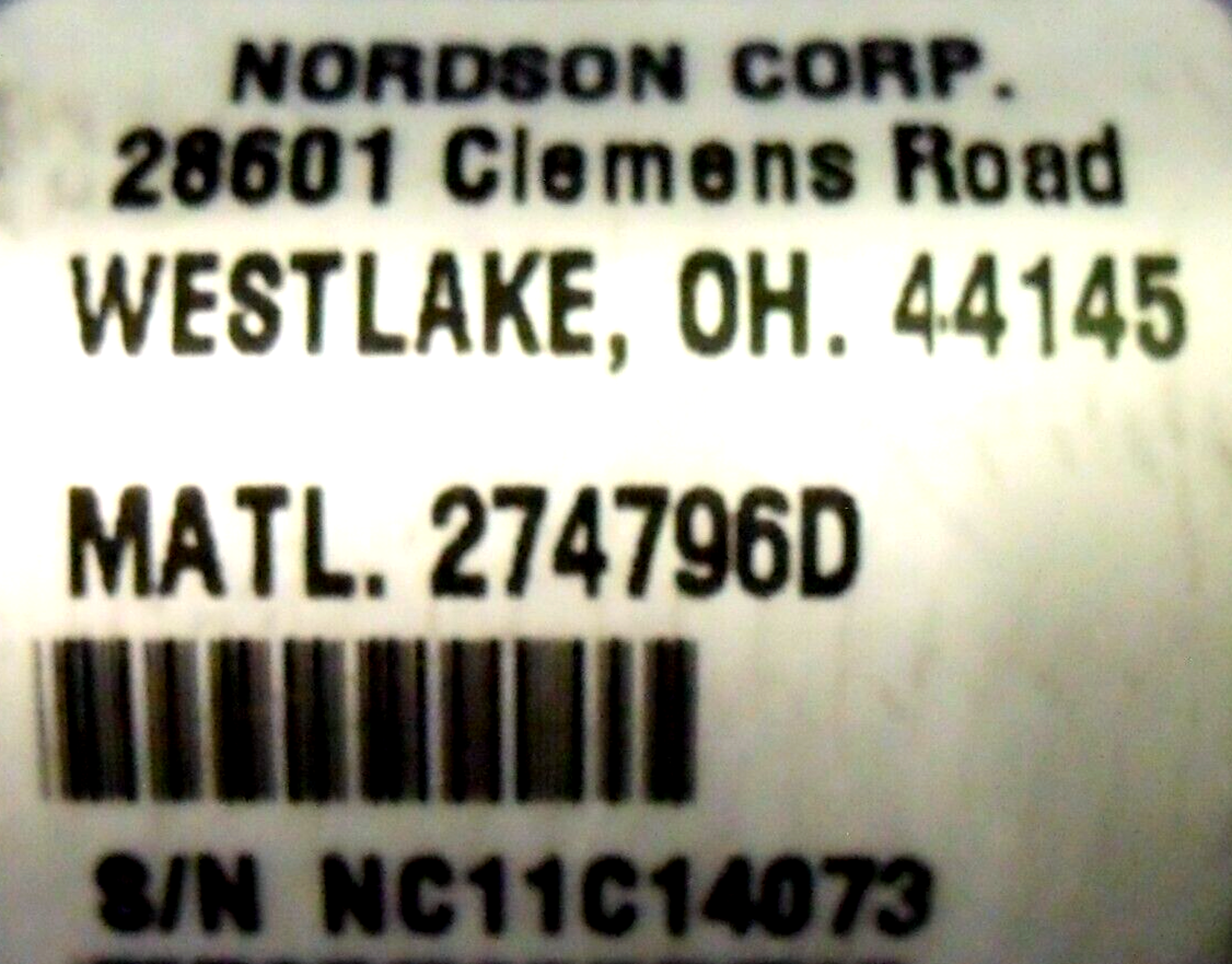 NIB Nordson 274796D RTD Style Blue Series Hot Melt Hose: 16', 240VAC, 504W