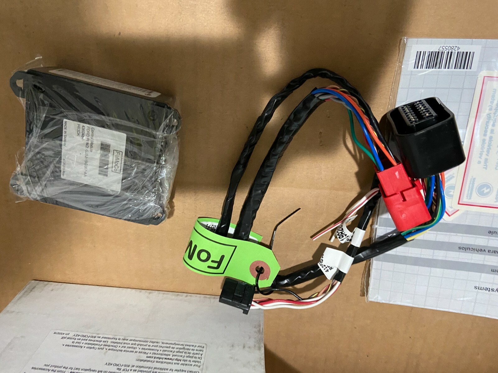 NEW FORD TRANSIT CONNECT MODEL GT1Z-19A361-A BASE SECURITY KIT