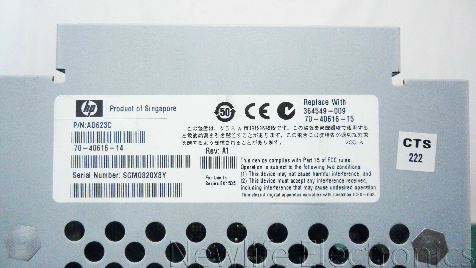 HP 364549-009 M5314C IO-A Module AD623C