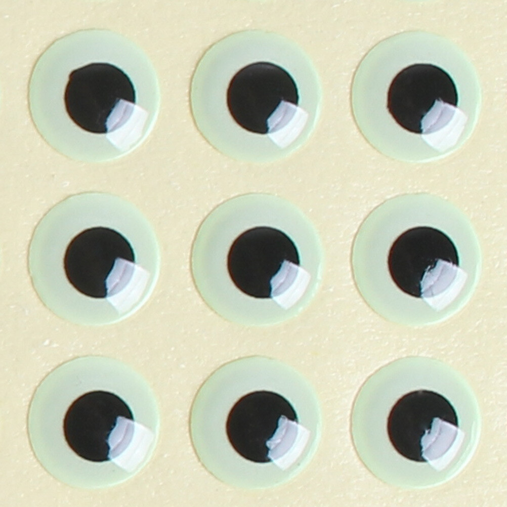 200Pcs 3mm 5mm 6mm 7mm Super Luminous 3D Holographic Fishing Lure Eyes Jigs