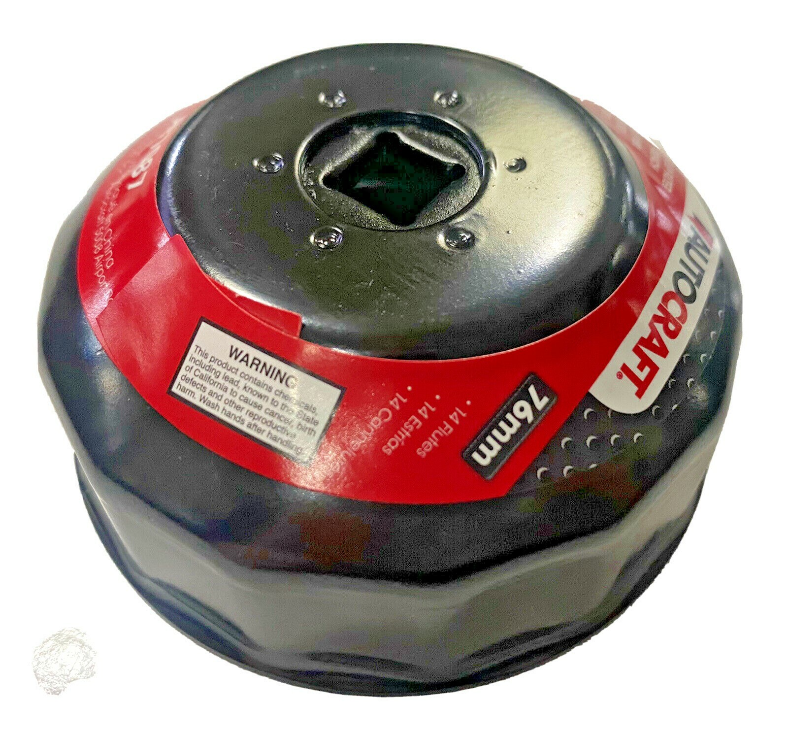 AUTOCRAFT #AC1087 OIL CAP FILTER WRENCH Cap Style, 76mm, 14 Flutes, 3/8 in
