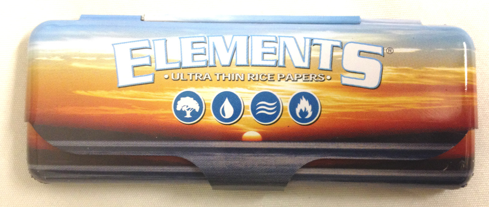 Elements Metal Storage Tin Container for 1.25 1 1/4 Cigarette Rolling Papers