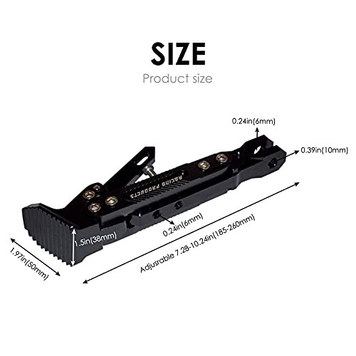CNC Motorcycle Adjustable Side Parking Foot Support Aluminum alloy Motorbike
