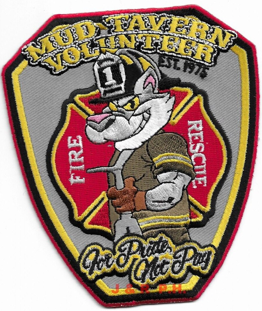 Mud Tavern  Fire - Rescue "For Pride", Alabama (3.75" x 4.25" size) fire patch