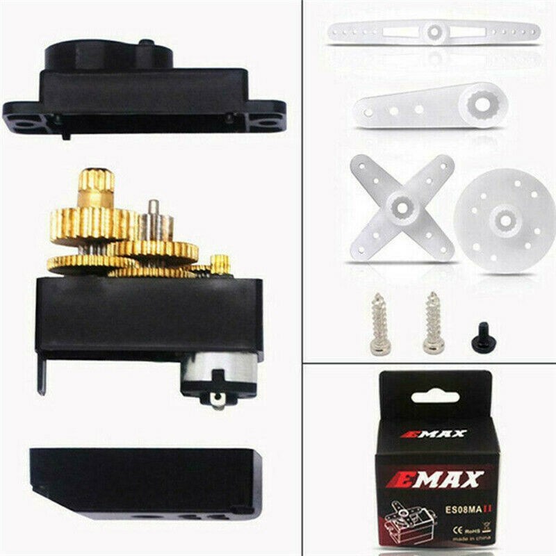 DEADBOLT ES08MA Metal Gear Micro Servo For SCX-24 RC Helicopter Airplane Boat