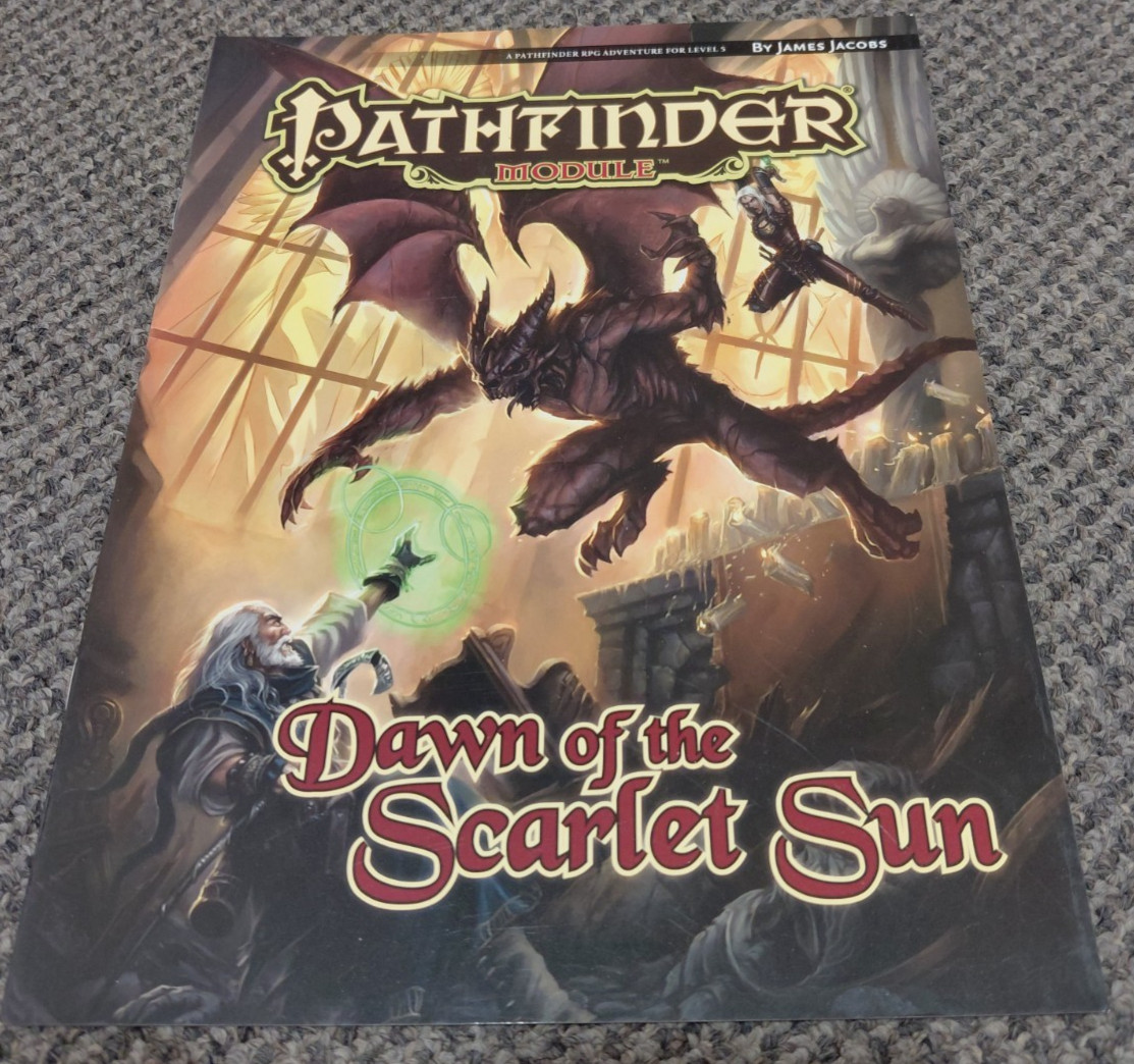 Pathfinder Adventure Module - Dawn of the Scarlet Sun - Paizo PZO9500-6