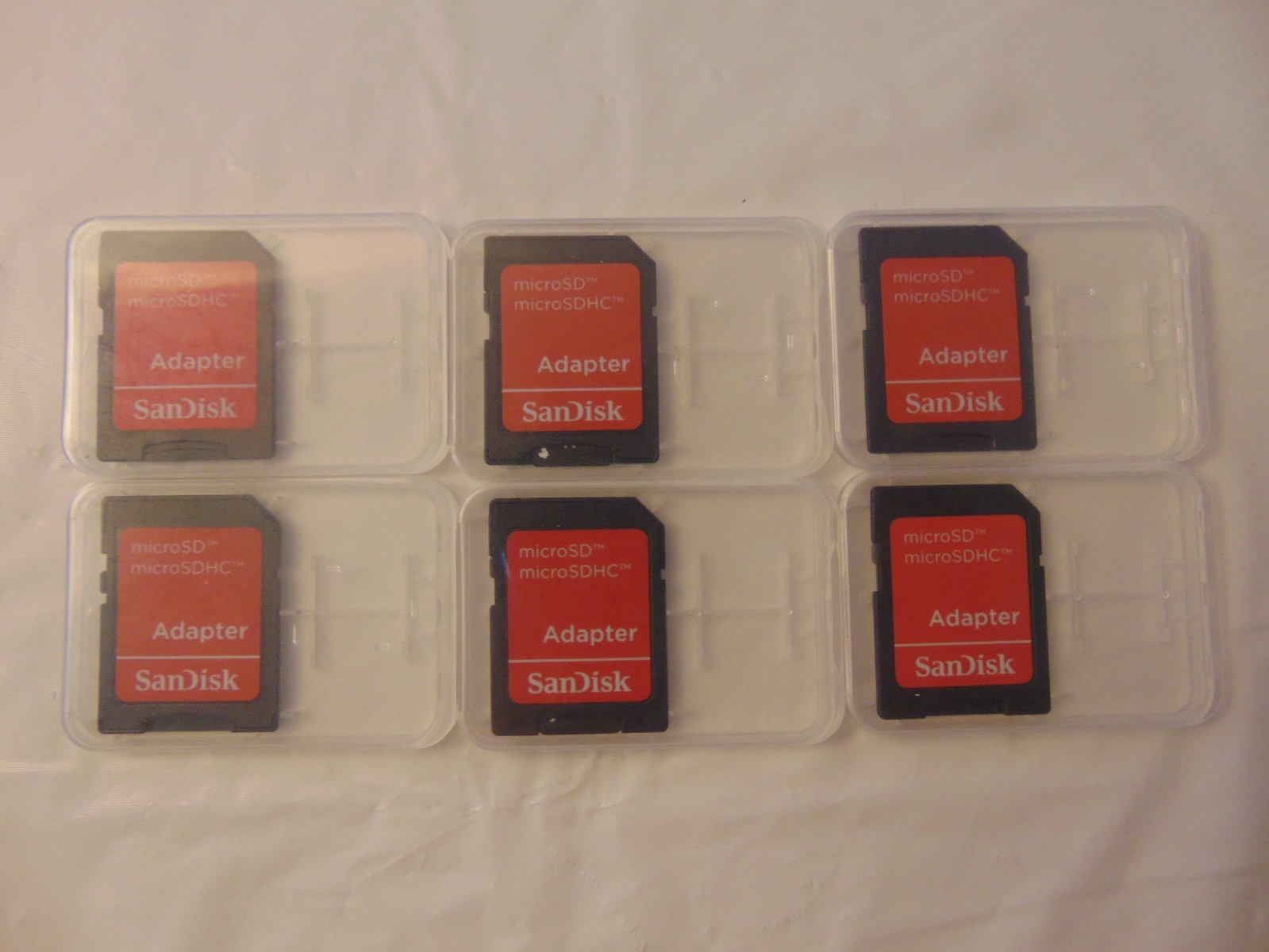 6 SanDisk Adapter MicroSD MicroSDHC