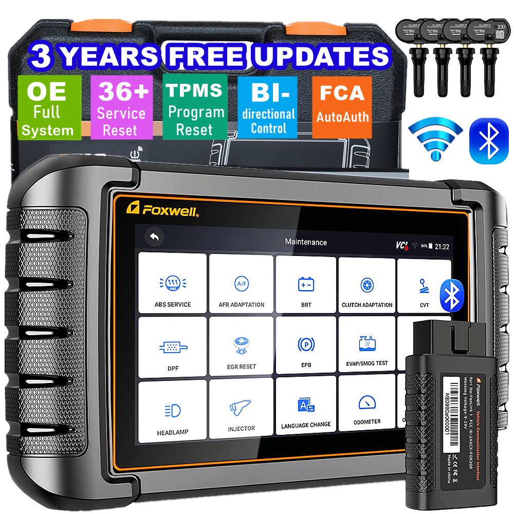 Automotive OBD2 Scanner Tire Pressure Sensor TPMS Programming Relearn Reset Tool