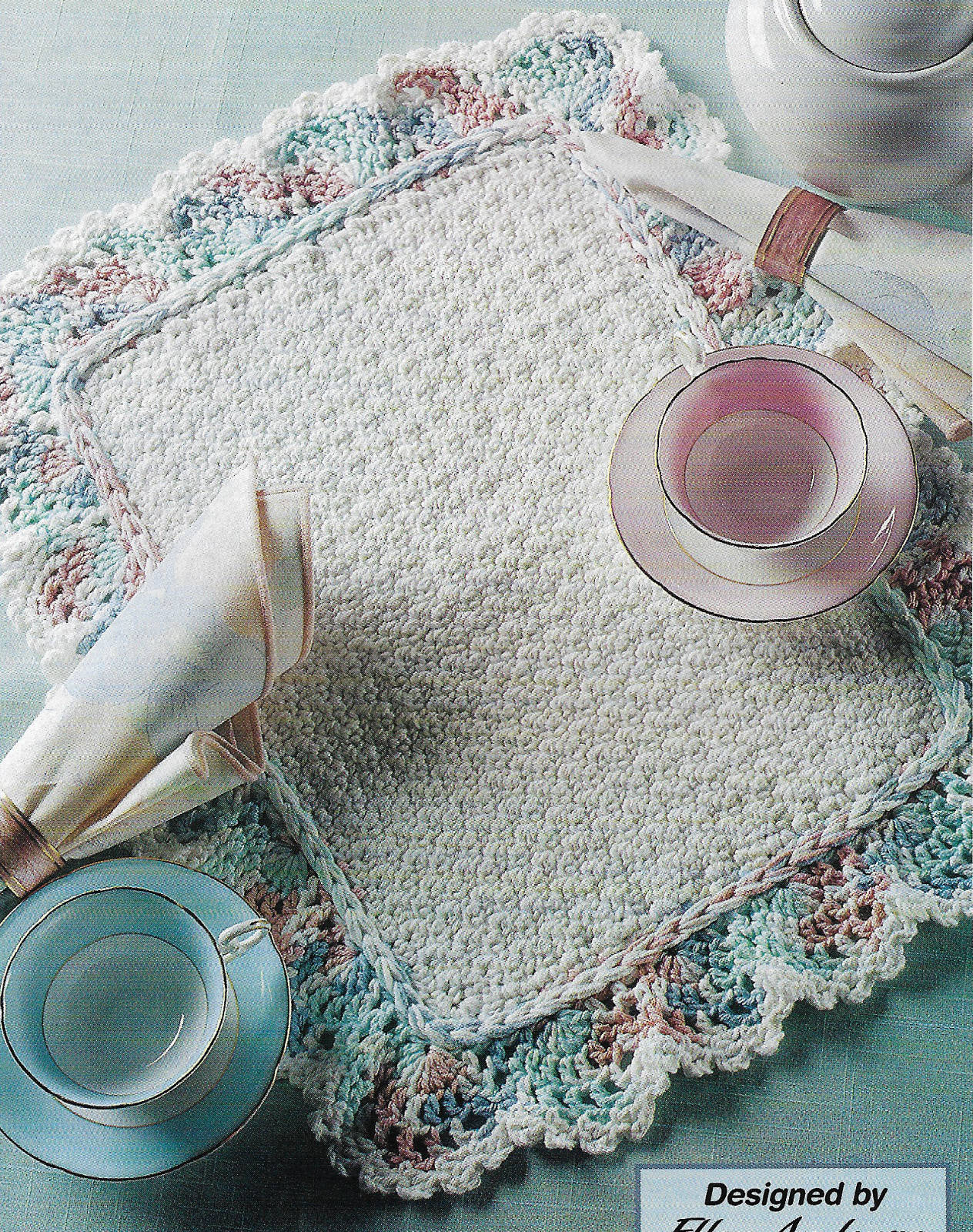 Cotton Place Mat crochet pattern instructions