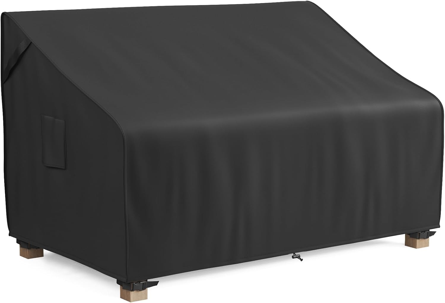 MR.COVER 3-Seater Outdoor Couch Cover Waterproof Patio Sofa 72x32x35, Black
