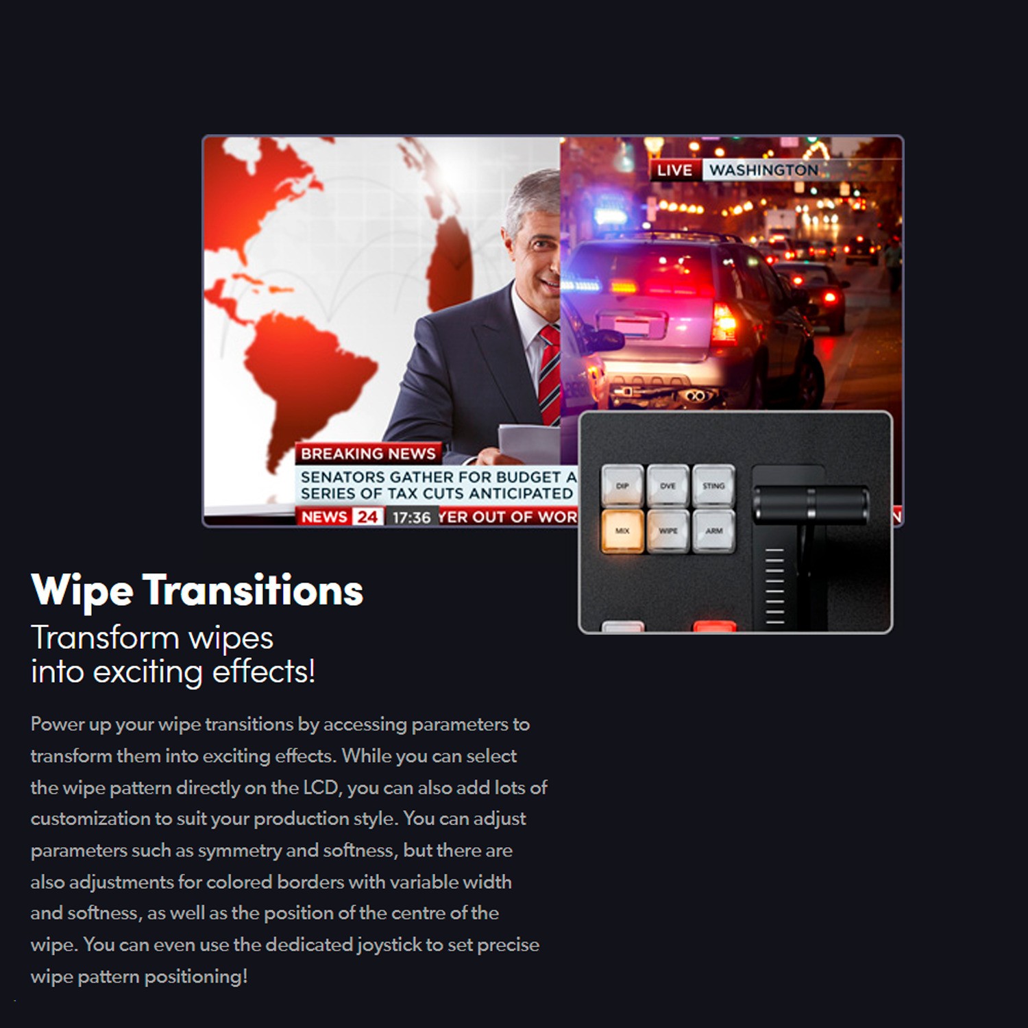 Blackmagic ATEM Micro Live Stream Switcher Panel Intuitive Layout PRO