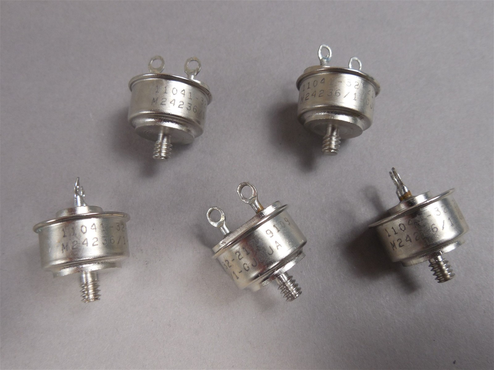 NOS - Lot of (5) Klixon M24236/1-GJDJA Thermostatic Switches 65°min-500°max
