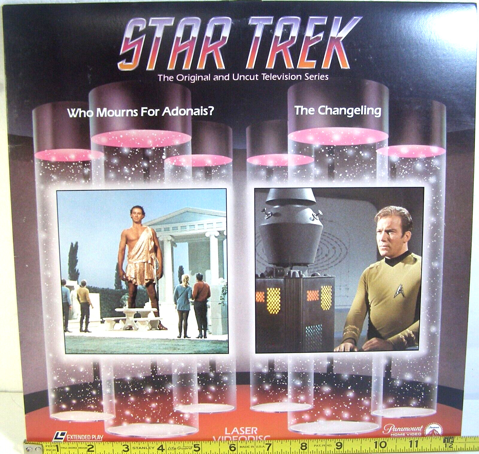 Paramount Laser Disc Star Trek TV Series Who Mourns for Adonais&The Changel 1985