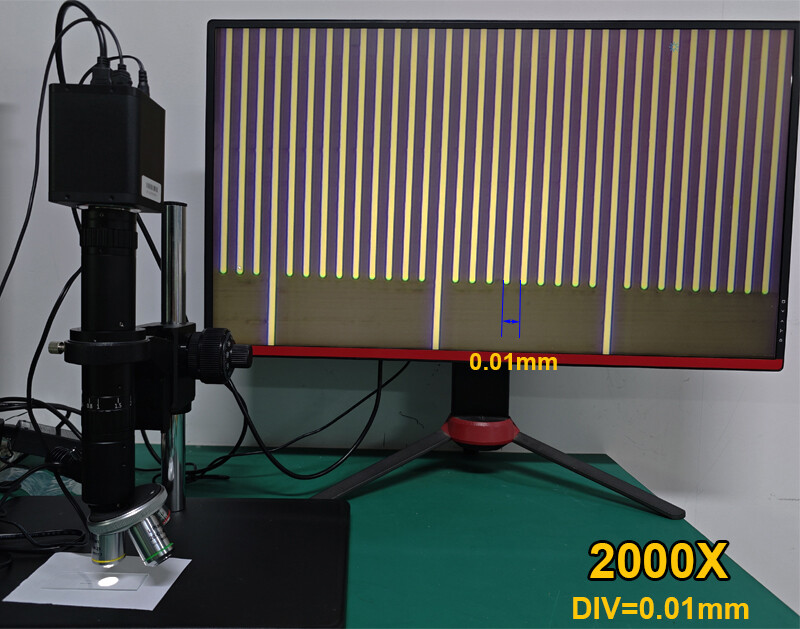 1000X 2000X Coaxial Parallel Light Microscope Indusry Camera C-Mount Lens 0650