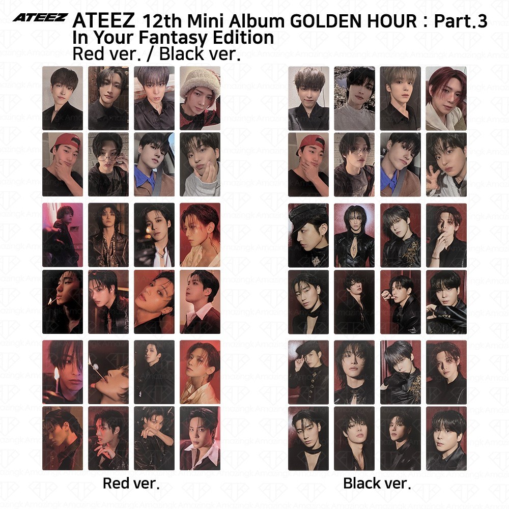 ATEEZ Golden Hour Part.3 In Your Fantasy Edition Official Photocard QR Card