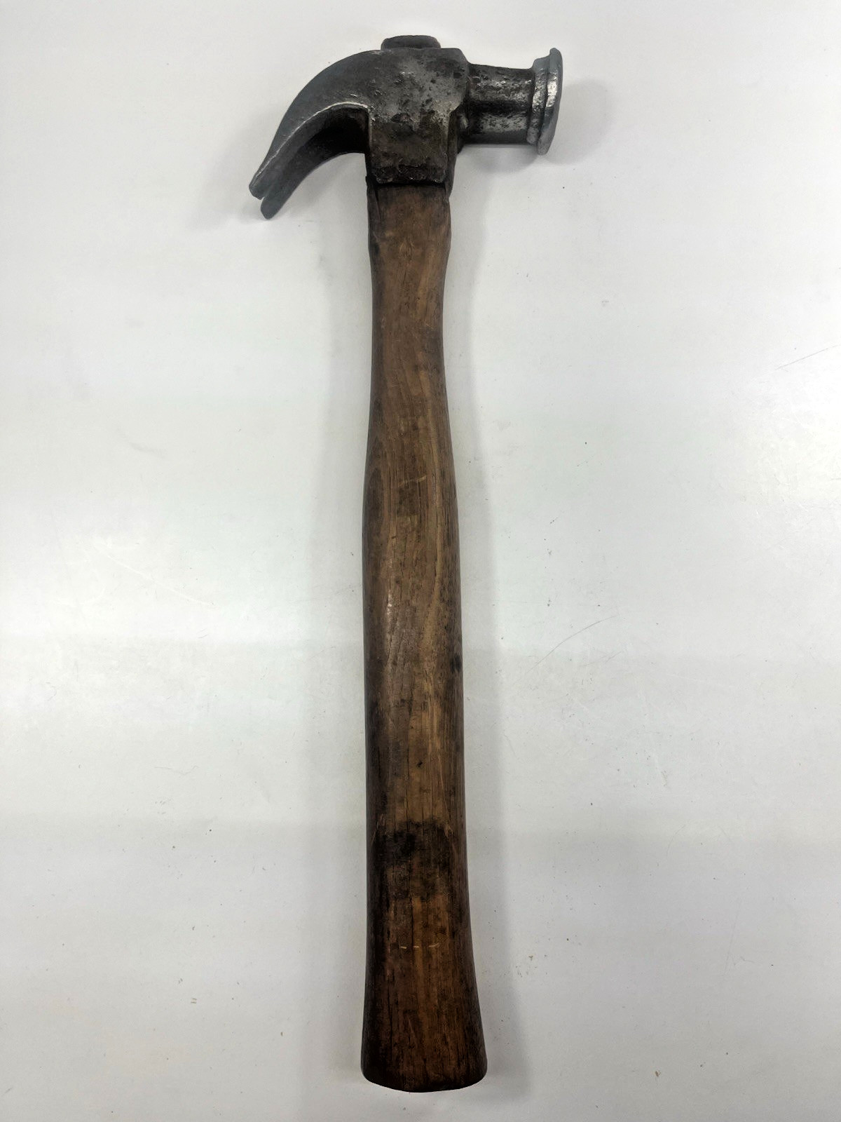 Antique Forged Claw Hammer 14-1/8” Wood Handle 22.2 oz Carpenter Tool