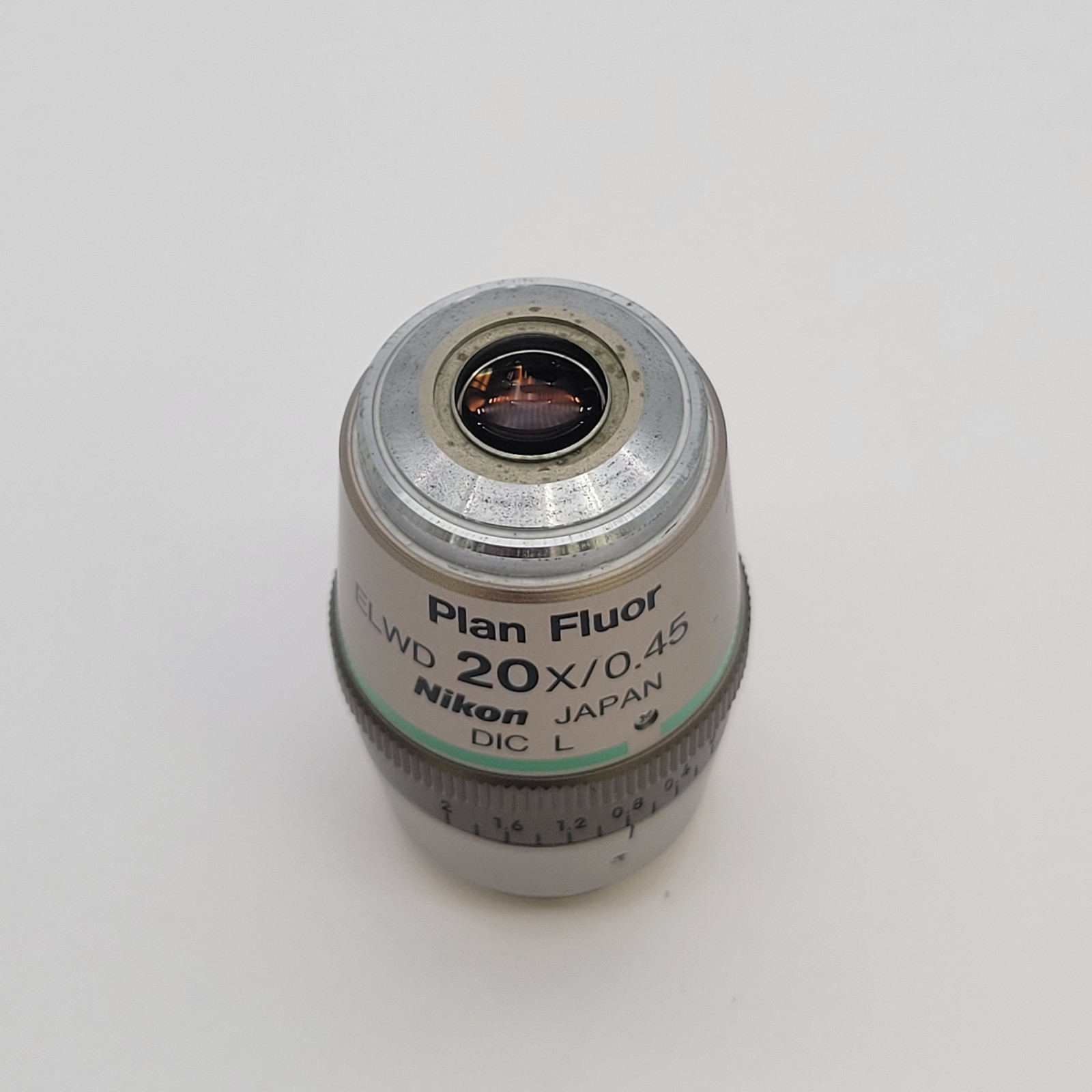 Nikon Microscope Objective Plan Fluor ELWD 20x with Correction Collar