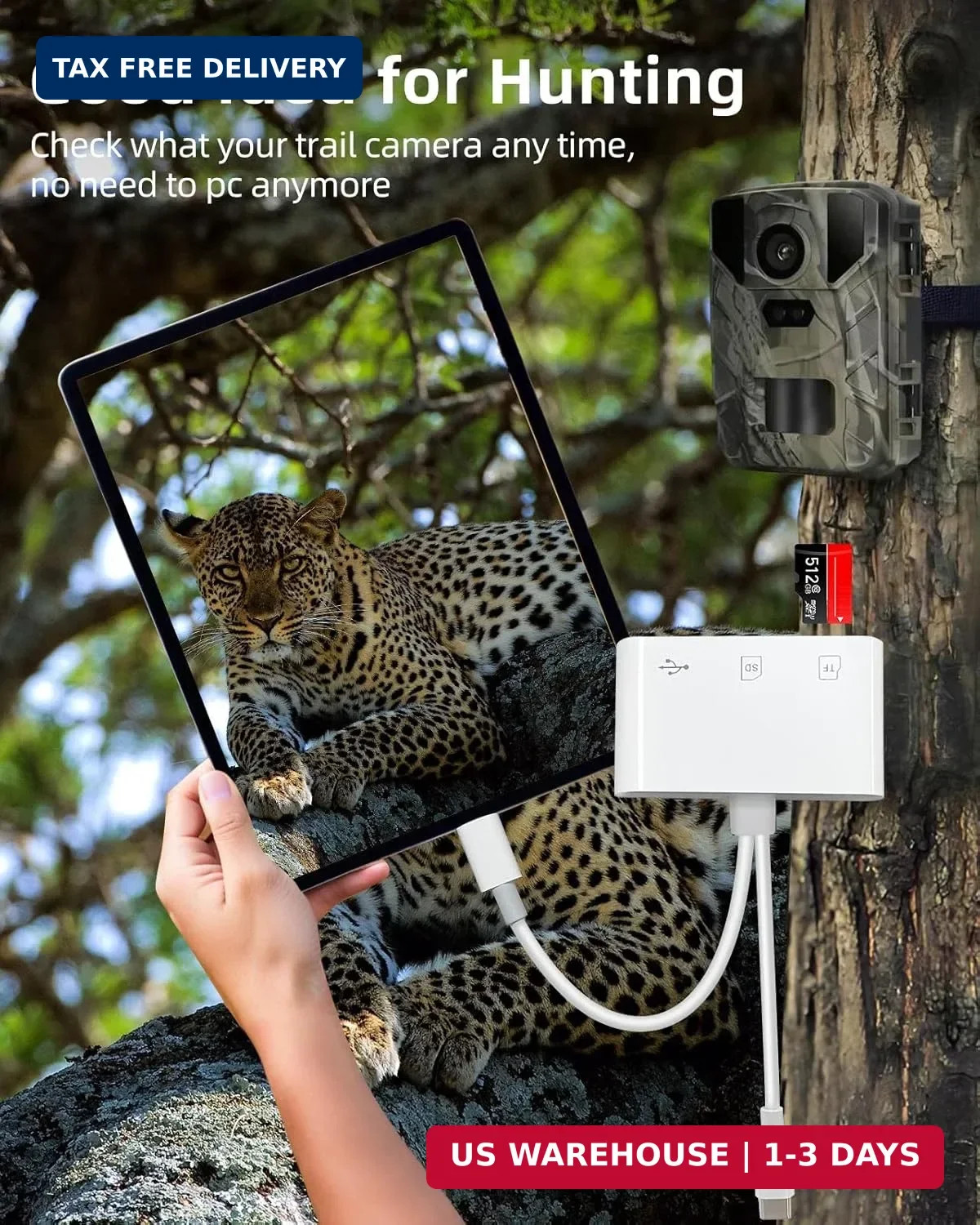 PIYILO SD Card Read for iPhone, USB C Micro SD Card Adapter, Memory Card Reader