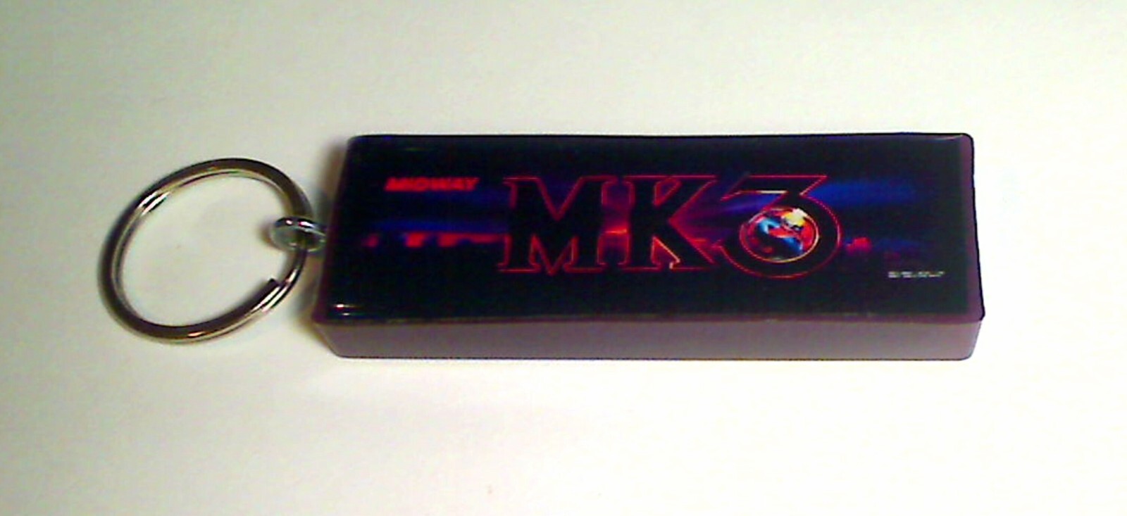 Mortal Kombat 3 MK3 Arcade Marquee Coin Door Keychain