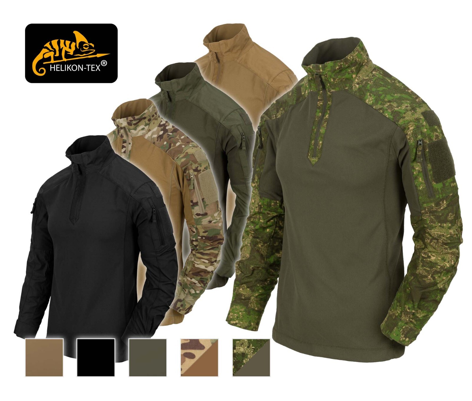 Helikon-Tex MCDU COMBAT SHIRT Jacket Tactical Battle Dress Uniform NYCO Ripstop