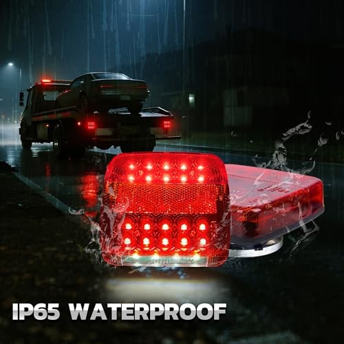 Wireless Trailer Lights Magnetic, New Rechargeable Wireless Trailer Tow Lights