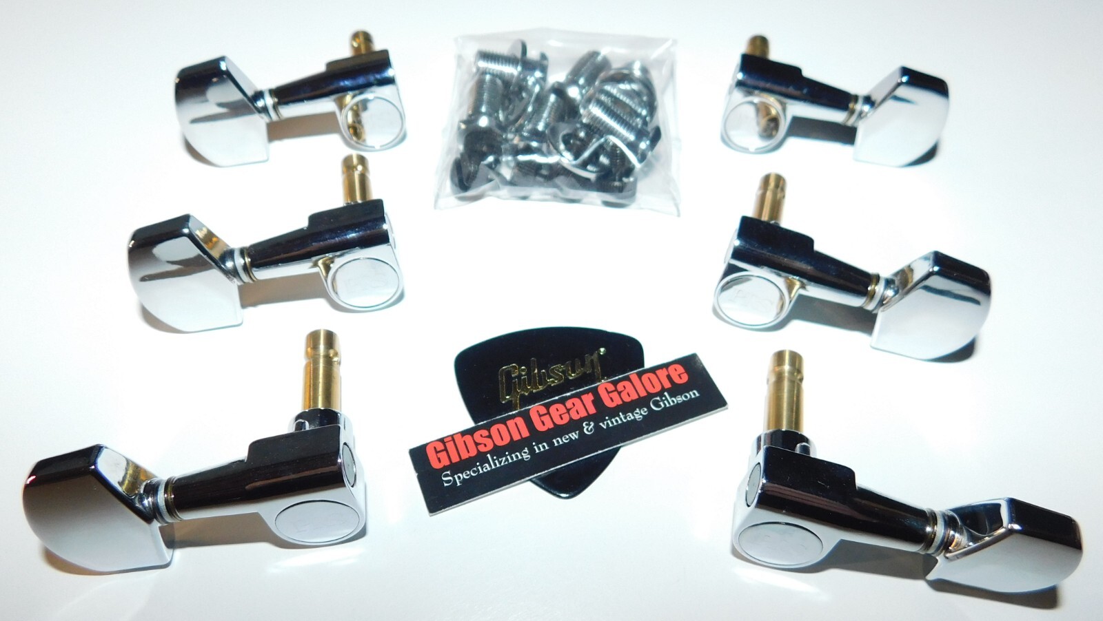 PRS S2 Locking Tuners Set Chrome Guitar Parts Custom 24 Paul Reed Smith Project