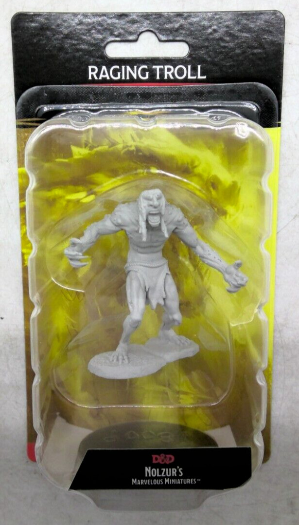 D&D Nolzur`s Unpainted MINIATURES RAGING TROLL BRAND NEW & SEALED