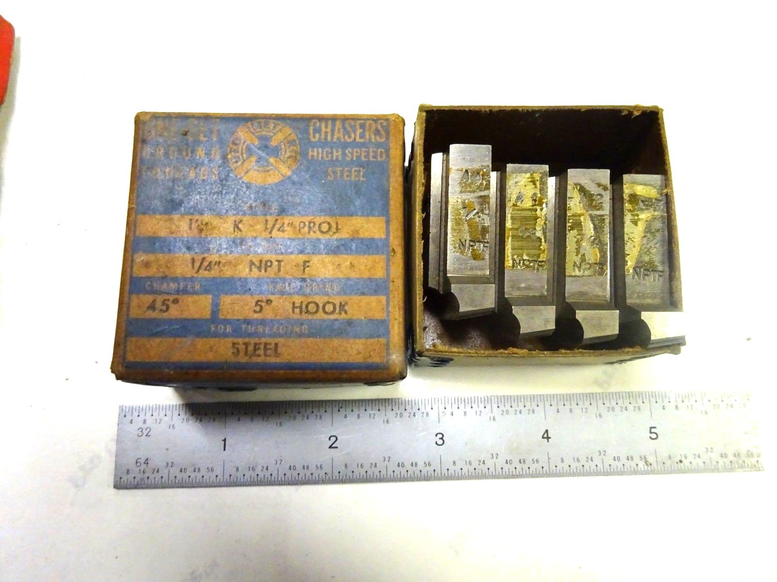 NEW 1/4 NPTF PROJECTION  GEOMETRIC CHASERS FOR 1" K HEAD