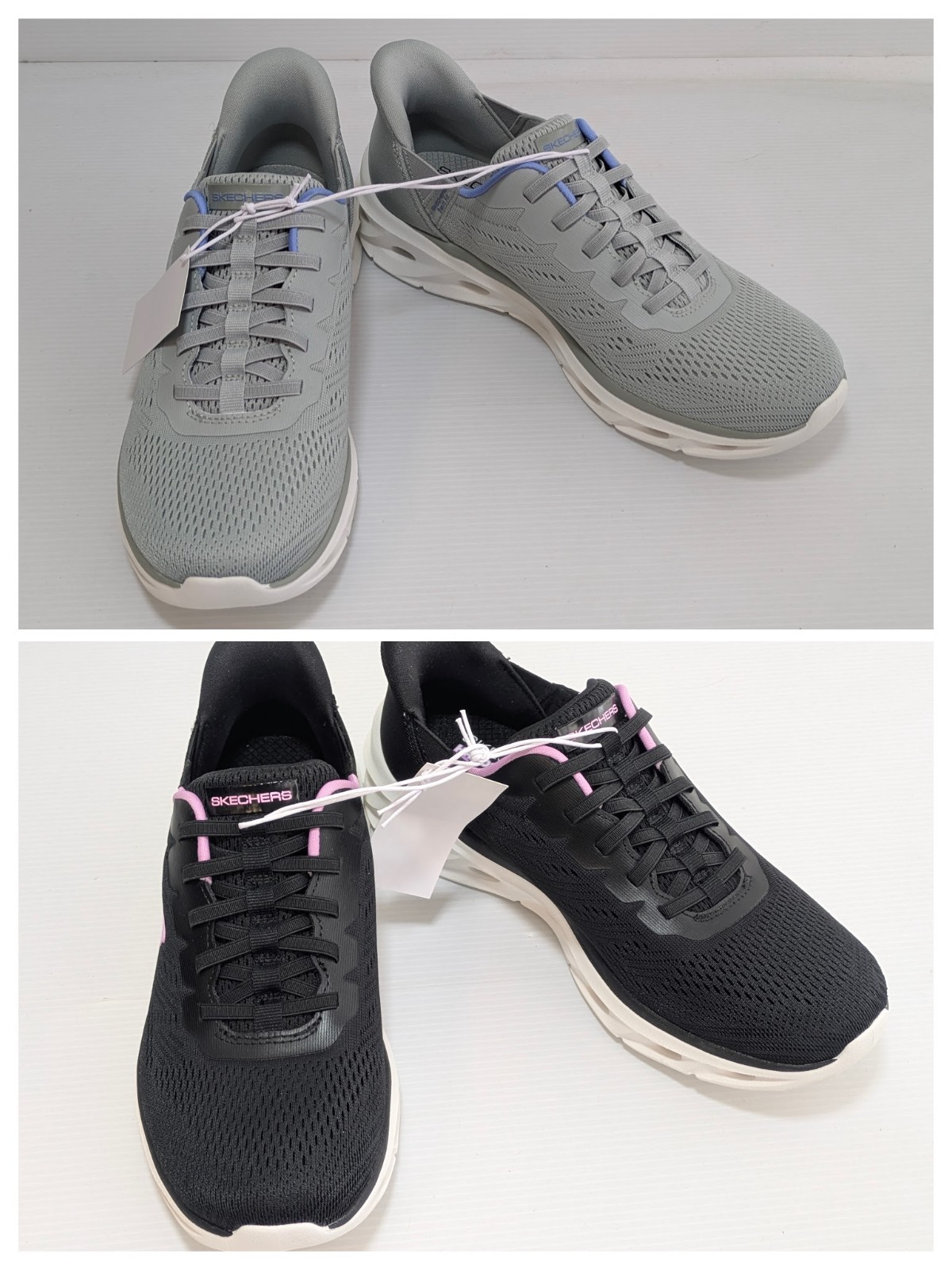 Skechers Hands Free Swift Fit Slip On Sneaker Shoes Women's Memory Foam New!
