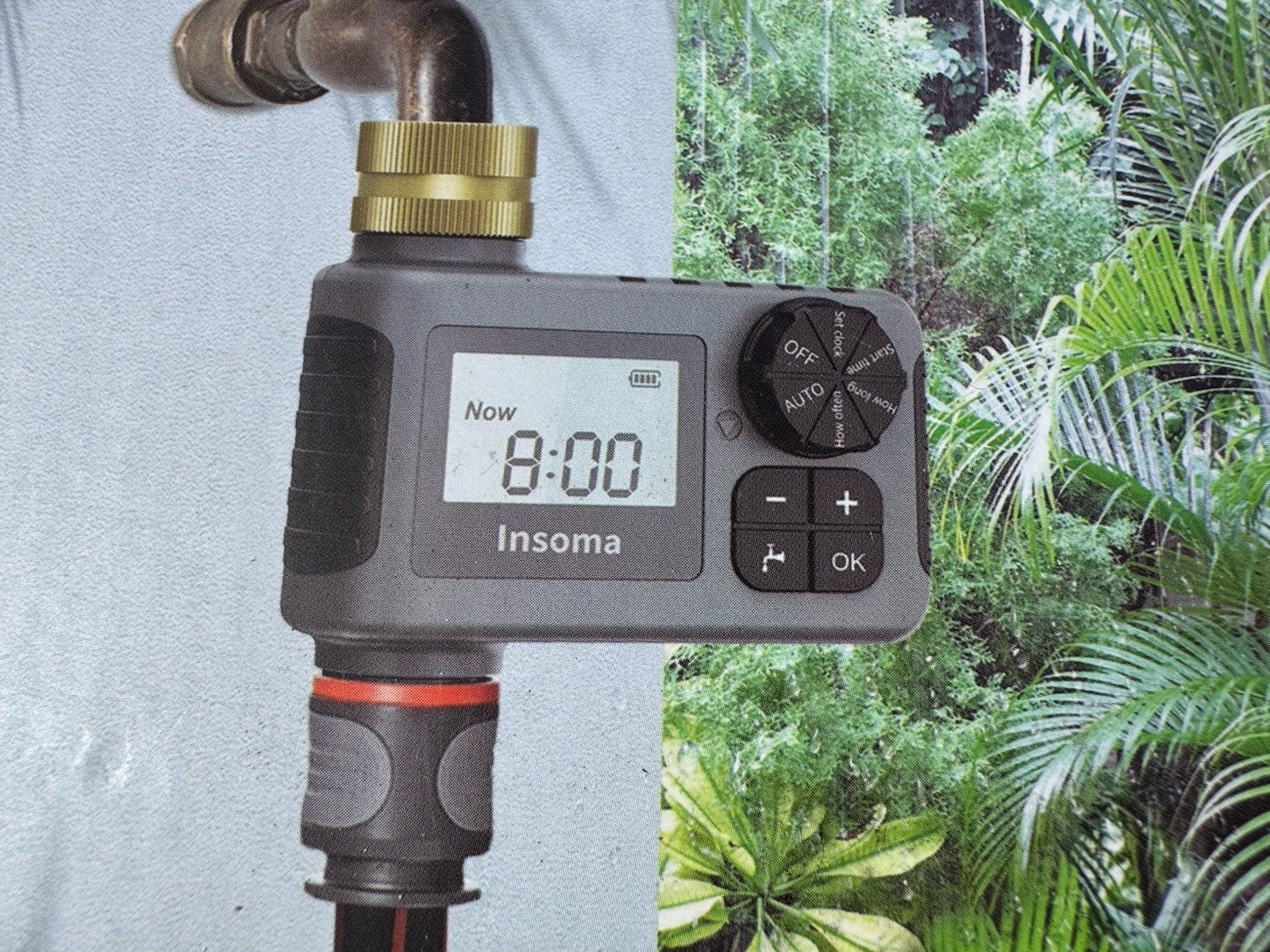 Programmable Outdoor water timer insoma New In Box Garden Hose ￼
