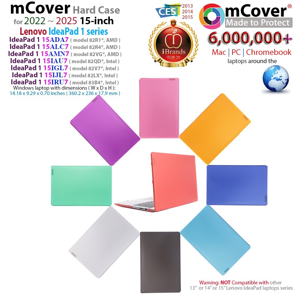 NEW mCover for 2022+ 15-inch Lenovo IdeaPad 1 15A**7 15I**7 Windows Notebook PC