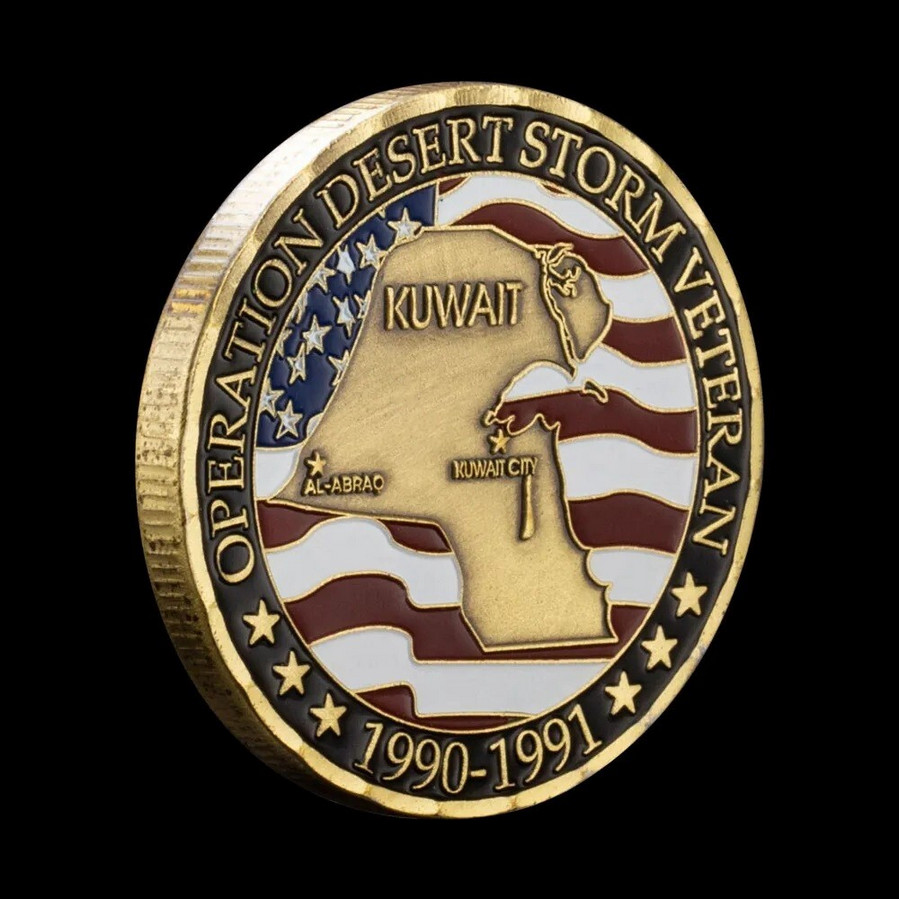 Military Operation Desert Storm Challenge Coin Collectable Armed Forces 1-pc