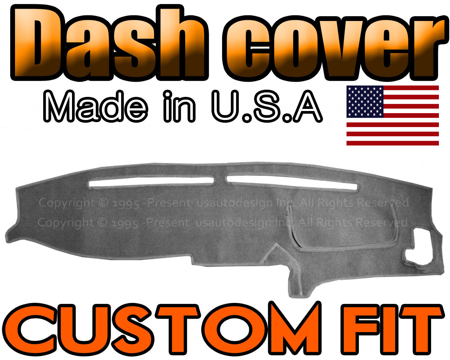 Fit  2000-2004 TOYOTA TUNDRA  DASH COVER MAT DASHBOARD PAD / CHARCOAL  GREY